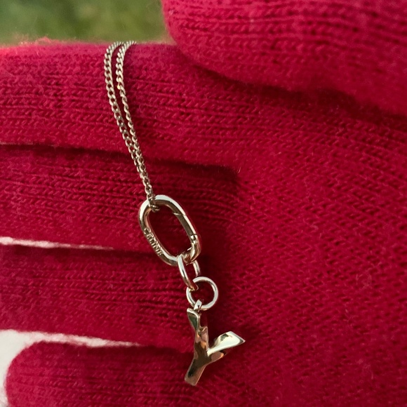 CELINE Golden Metal Necklace - Picture 8 of 12